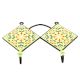 Forest Green And Yellow Sun Flower Tiles Hooks